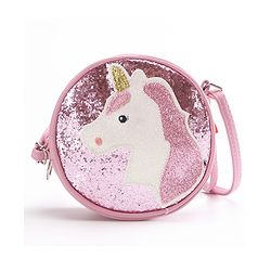 Babyhug Sling Bag With Sequin Free Size - Pink