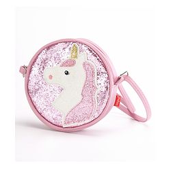 Babyhug Sling Bag With Sequin Free Size - Pink
