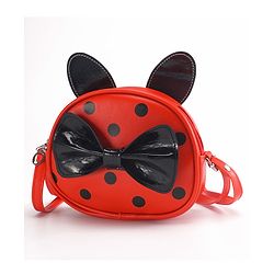 Babyhug Bow Sling Bag - Red
