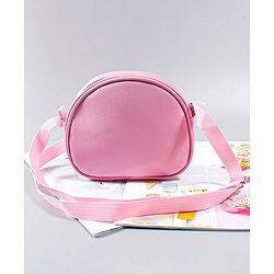 Babyhug Free Size Sling Bag With Floral Embroidery & Bunny Patch - Pink