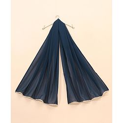 Babyhug Singlet Kurti & Sharara with Dupatta Sequins Detailing - Blue