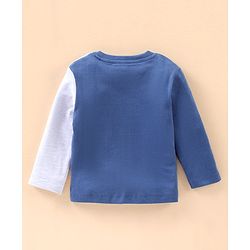 Babyhug Cotton Full Sleeves T-Shirt Mickey Mouse Printed - White