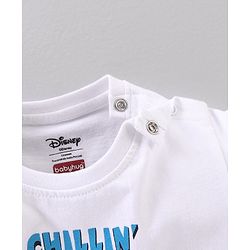 Babyhug Full Sleeves T-Shirt Mickey Mouse and Friends Print - White