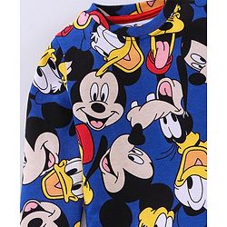 Babyhug Full Sleeves T-Shirt Mickey Mouse Print - Blue