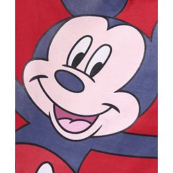 Babyhug Cotton Knit Full Sleeves T-Shirt Mickey Mouse Printed - Red
