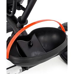 Babyhug Stalwart Plug & Play Tricycle With Parental Handle & Seat Cover - Red Black
