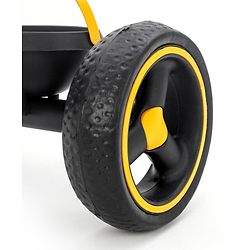 Babyhug Stalwart Plug & Play Tricycle With Parental Handle & Seat Cover - Yellow Black