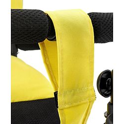 Babyhug Stalwart Plug & Play Tricycle With Parental Handle & Seat Cover - Yellow Black