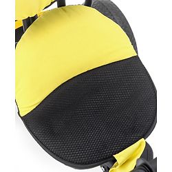 Babyhug Stalwart Plug & Play Tricycle With Parental Handle & Seat Cover - Yellow Black