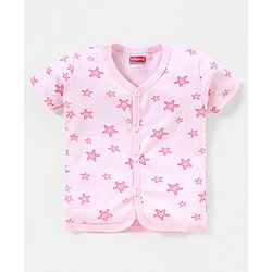 Babyhug 100% Cotton Half Sleeves Vests Pack of 3 - Multicolour