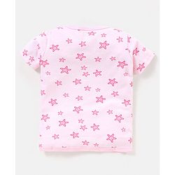 Babyhug 100% Cotton Half Sleeves Vests Pack of 3 - Multicolour