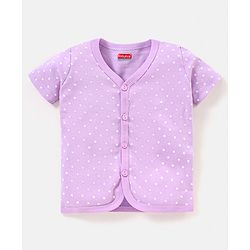 Babyhug 100% Cotton Half Sleeves Vests Pack of 3 - Multicolour