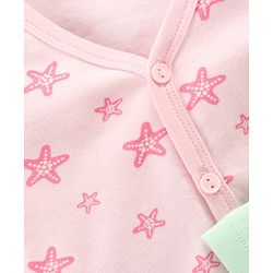 Babyhug 100% Cotton Half Sleeves Vests Pack of 3 - Multicolour