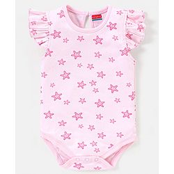 Babyhug 100% Cotton Onesies Multi Pattern Pack of 3 - Mulicolour