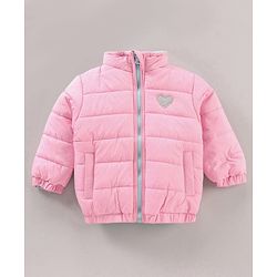Babyhug Full Sleeves Solid Heavy Winter Reversible Jacket - Multicolour