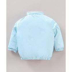 Babyhug Full Sleeves Solid Heavy Winter Reversible Jacket - Multicolour