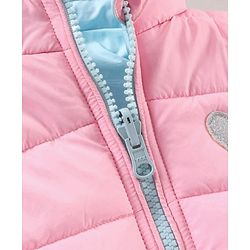 Babyhug Full Sleeves Solid Heavy Winter Reversible Jacket - Multicolour