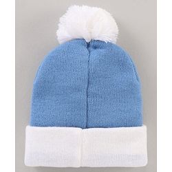 Babyhug Woollen Cap & Gloves Set With Pom Pom Detailing & Mickey Mouse Print Red - Diameter 10.5 cm