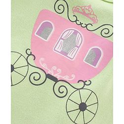 Babyhug 100% Short Sleeves Carriage & Dot Printed Onesies Pack Of 3 - Multicolour