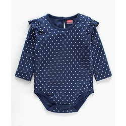 Babyhug 100% Cotton Knit Full Sleeves Onesie Pack of 3 Multi Print - Multicolour