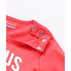 Babyhug 100% Cotton Full Sleeves Onesies - Red