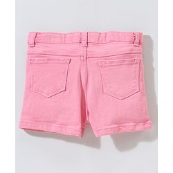 Babyhug Mid Thigh Shorts Solid Color - Pink