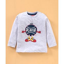 Babyhug Cotton Knit Full Sleeves T-Shirts Multi Print & Stripes Pack of 3 - Multicolour
