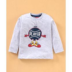 Babyhug Cotton Knit Full Sleeves T-Shirts Multi Print & Stripes Pack of 3 - Multicolour