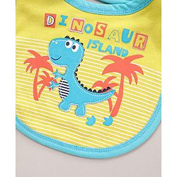 Babyhug Bib Dino Patch - Yellow
