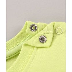 Babyhug Full Sleeves T-Shirt Bears Print - Lime Green