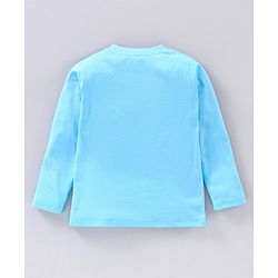 Babyhug Full Sleeves T-Shirt Mickey Mouse Print - Blue