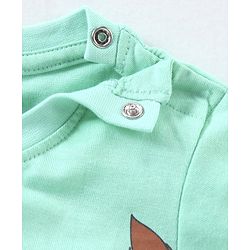Babyhug Full Sleeves Cotton T-Shirt Lion Print- Yucca