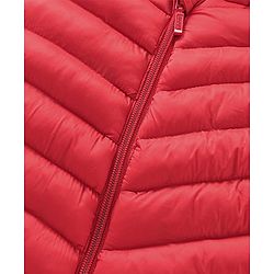 Babyhug Nylon Full Sleeves Solid Color Hooded Heavy Winter Jacket - Red