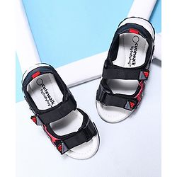 Cute Walk by Babyhug Casual Sandals With Velcro Closure - Black