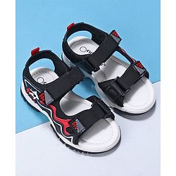 Cute Walk by Babyhug Casual Sandals With Velcro Closure - Black