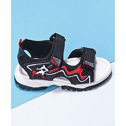 Cute Walk by Babyhug Casual Sandals With Velcro Closure - Black