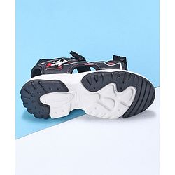 Cute Walk by Babyhug Casual Sandals With Velcro Closure - Black