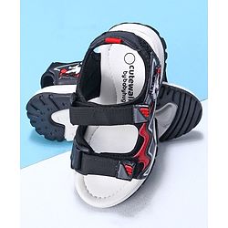 Cute Walk by Babyhug Casual Sandals With Velcro Closure - Black
