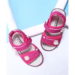 Cute Walk by Babyhug Casual Sandals With Velcro Closure - Rose Red