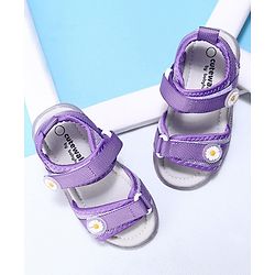 Cute Walk by Babyhug Casual Sandals With Velcro Closure - Rose Red