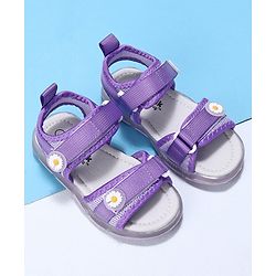 Cute Walk by Babyhug Casual Sandals With Velcro Closure - Rose Red
