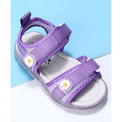 Cute Walk by Babyhug Casual Sandals With Velcro Closure - Rose Red