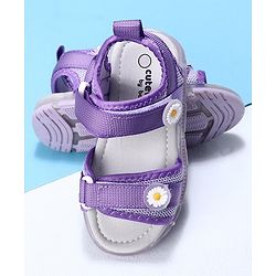 Cute Walk by Babyhug Casual Sandals With Velcro Closure - Rose Red