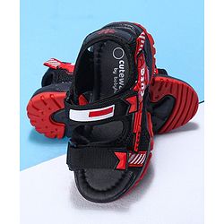 Cute Walk by Babyhug Velcro Sandals - Black