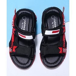 Cute Walk by Babyhug Velcro Sandals - Black