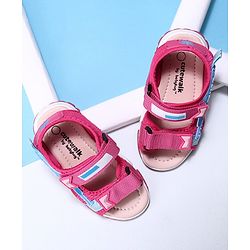 Cute Walk by Babyhug Velcro Sandals - Black