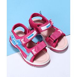 Cute Walk by Babyhug Velcro Sandals - Black