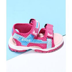 Cute Walk by Babyhug Velcro Sandals - Black