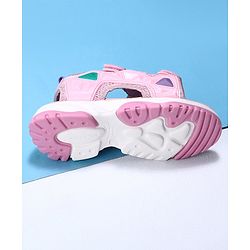 Cute Walk by Babyhug Velcro Sandals - Pink