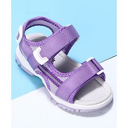 Cute Walk by Babyhug Velcro Sandals - Purple